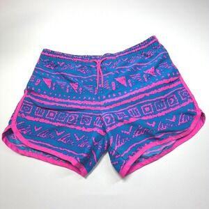 Chubbies‎ Retro Swim Trunks – XL – Teal & Pink Aztec Print – USA Made
